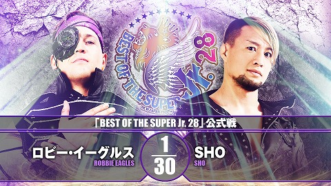 【BEST OF THE SUPER Jr. 28 公式戦】ロビー・イーグルス vs SHO【12.5 静岡】