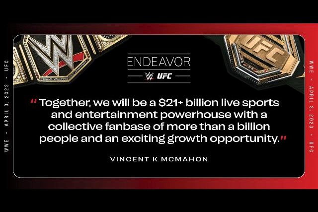 【速報】UFCの親会社エンデバー・グループがWWEを買収