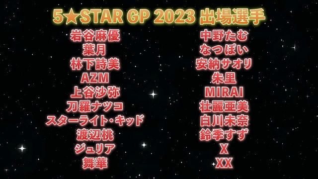 【厳選】5☆STAR GP 2023の出場決定メンバー発表！ 残る2枠は予選を開催