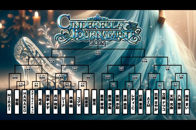Cinderella Tournament 2024の対戦組み合わせ発表！ 注目カードが目白押し