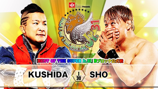 【BEST OF THE SUPER Jr.31　Bブロック公式戦】KUSHIDA vs SHO【5.13 後楽園】