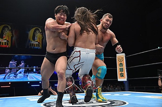 G1出場選手とヤングライオンが前哨戦でタッグを組むのは密かな楽しみなんだよね