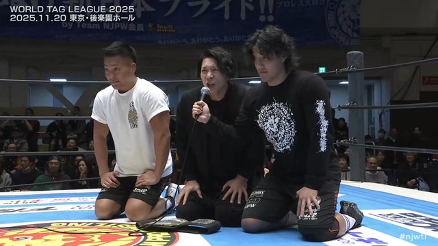 YOHが菅林直樹会長に1.4 東京ドームでのNEVER無差別級6人タッグ王座戦を直訴！ 果たして結果は…【11.20 後楽園】