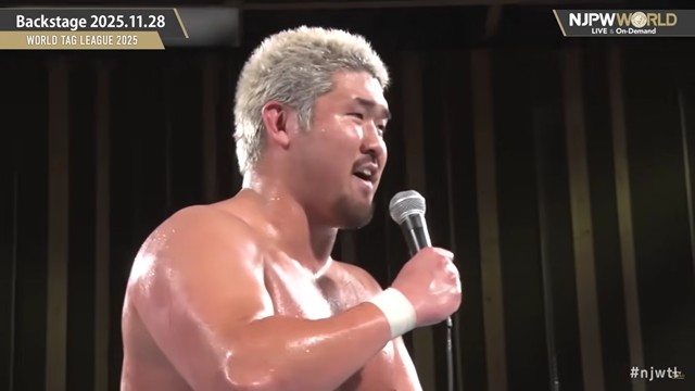 Yuto-Iceが棚橋弘至への想いを告白「俺が一番、棚橋弘至というレスラーを愛し続けよったよ」【11.28 青森】