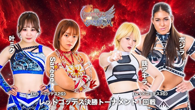 【GODDESS OF STARDOM TAG LEAGUE 2025　レッドゴッデス決勝トーナメント　1回戦】Sareee＆叶ミク vs ボジラ＆鉄アキラ【11.29 エディオン第二】