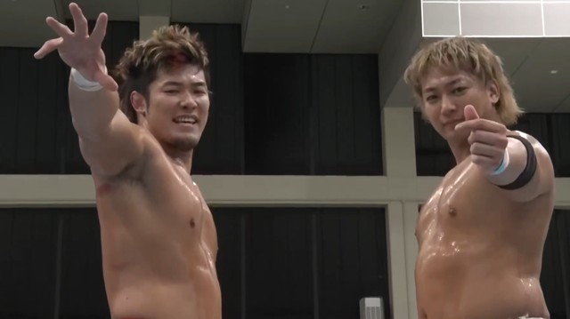 上村優也が地元愛媛で勝利！ 優翔タッグのマイクリレーで締め【12.7 愛媛】