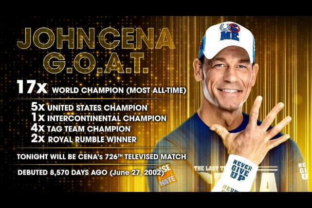 ジョン・シナ引退…Googleが特別演出！ファン感動「全米が泣く引退の日」「粋だね」