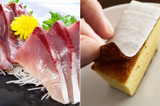 三大食べるかどうか意見が分かれるもの“刺身のつま”“カステラの紙”