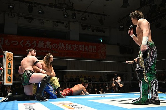 ついに沈黙を破ったジェイク・リーが王者にIWGP王座への挑戦を認めさせたぞ【1.20 後楽園】