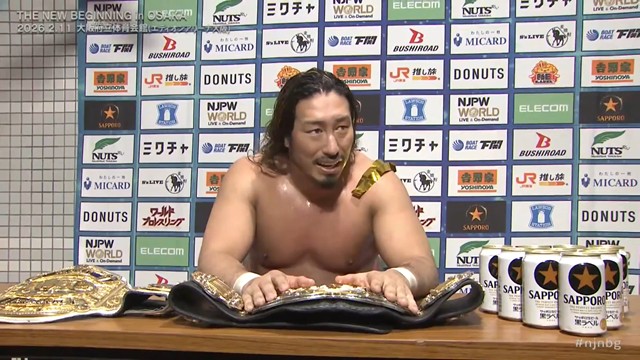 辻陽太が世代交代を掲げ先輩レスラー達に宣戦布告「SNSでちまちま愚痴を言ってんじゃねえよ」【2.11 エディオン第一】