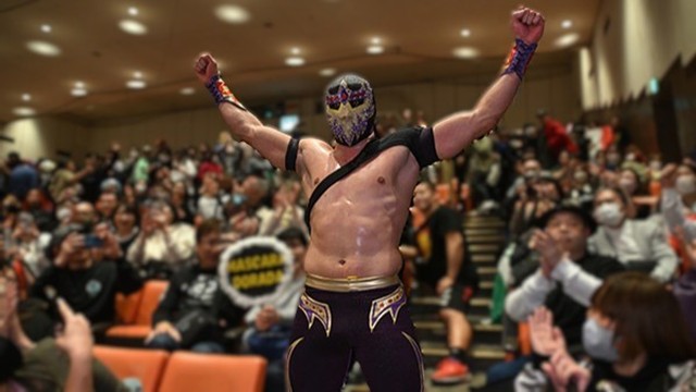 マスカラ・ドラダの愛してまーす締め ＆ ファンタスティカマニア恒例の練り歩き【2.26 後楽園】