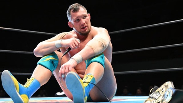 ボルチン・オレッグ自身初となるメインでのシングル戦に勝利「今日勝ててすごくうれしい」【3.12 高松】