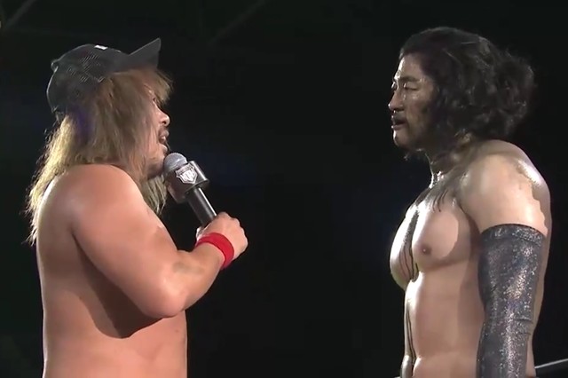 内藤哲也＆BUSHIがGHCタッグ王座を防衛！ 敗れたOZAWAは内藤哲也との一騎打ちを要求【4.12 名古屋】