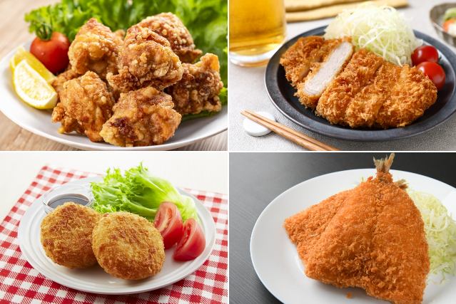揚げ物四天王「鶏の唐揚げ」「トンカツ」「コロッケ」「アジフライ」に決まる